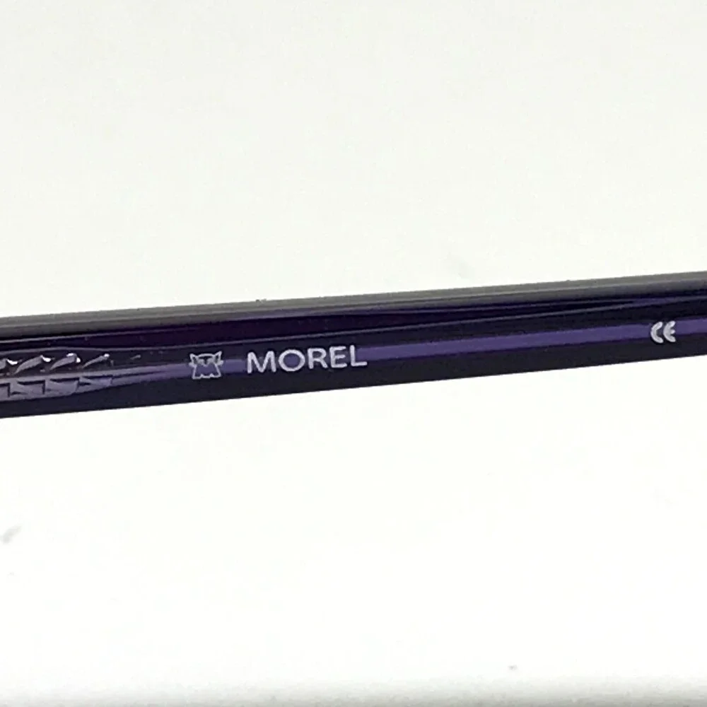 Morel IM037 5981 Eyeglasses Frames Purple Rectangular Full Rim 50-19-140
